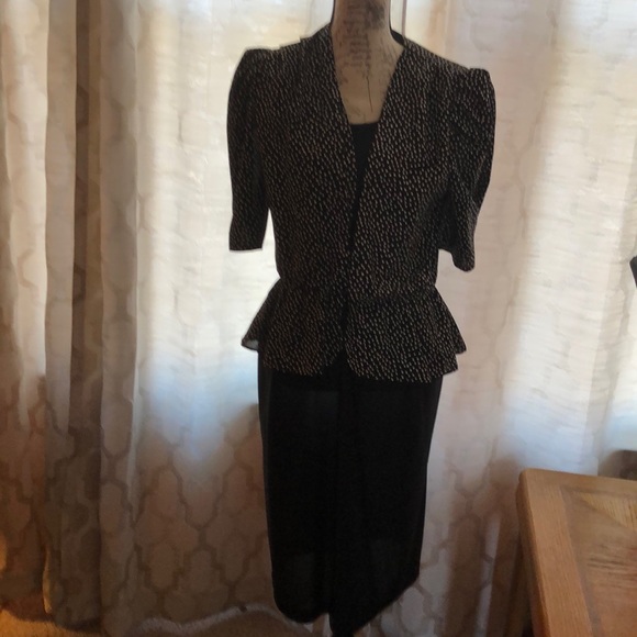 BD LTD Dresses & Skirts - Vintage BD LTD black jacket dress